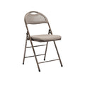"Lightweight Folding Chair with Ventilated Backrest"